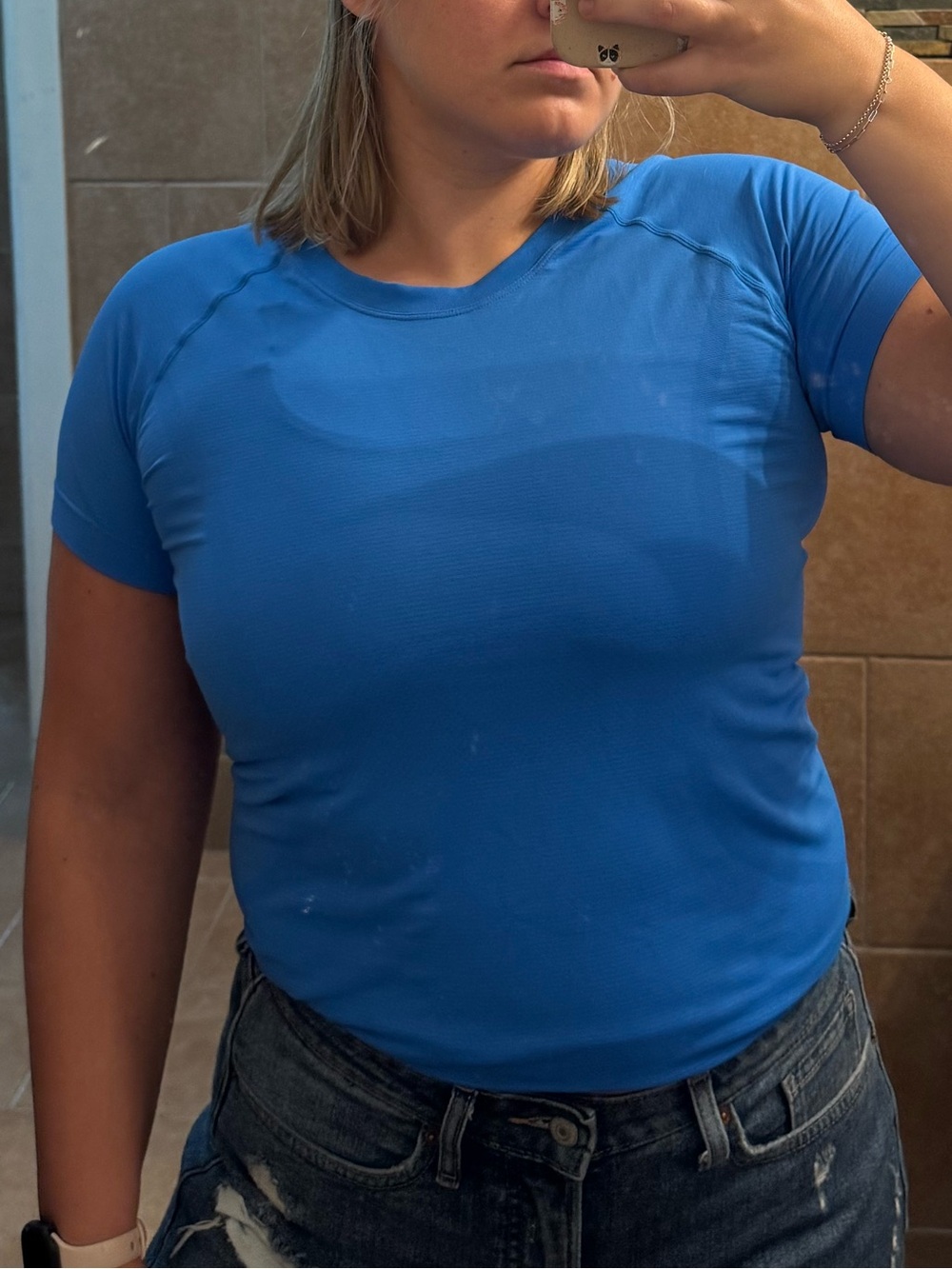 Bright Blue Performance Tee